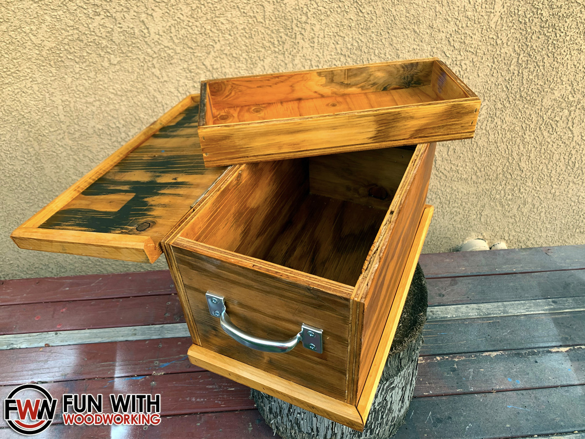 Classic Wooden Toolbox – Digital Plans – FUN WITH WOODWORKING