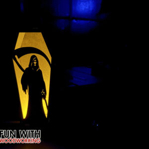 10" Coffin Lantern - Grim Reaper - digital design files